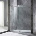 WOODBRIDGE Frameless Sliding Shower  56"-60" Width  76" Height  3/8" (10 mm) Clear Tempered Glass  Chrome Finish  Designed for Smooth Door Closing and Opening. MBSDC6076-C  C 60" X 76" - B07H7BZNQ6
